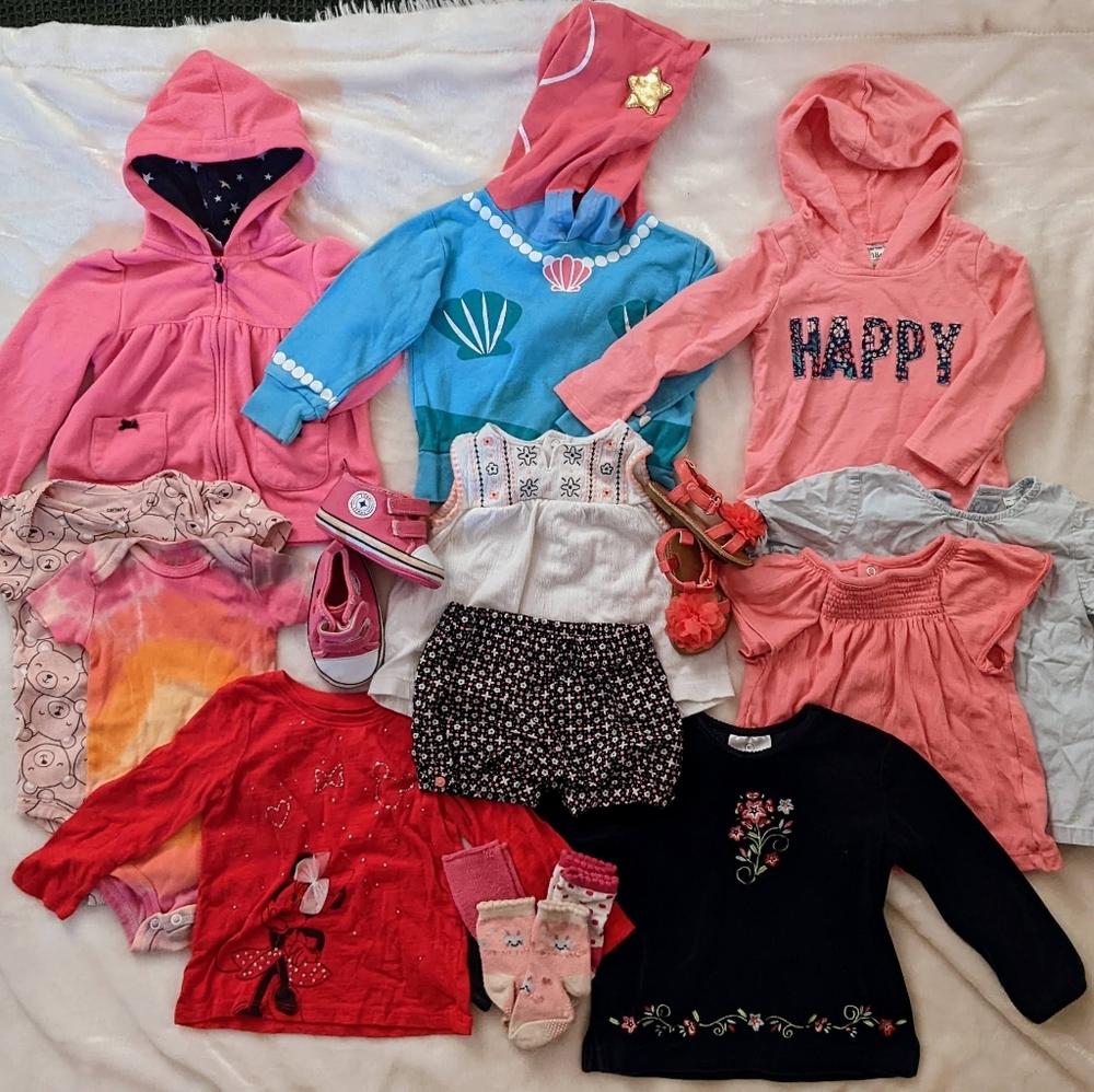 ✨ SOLD ✨ Baby Girl Clothing & Shoe Bundle 18-24 Months